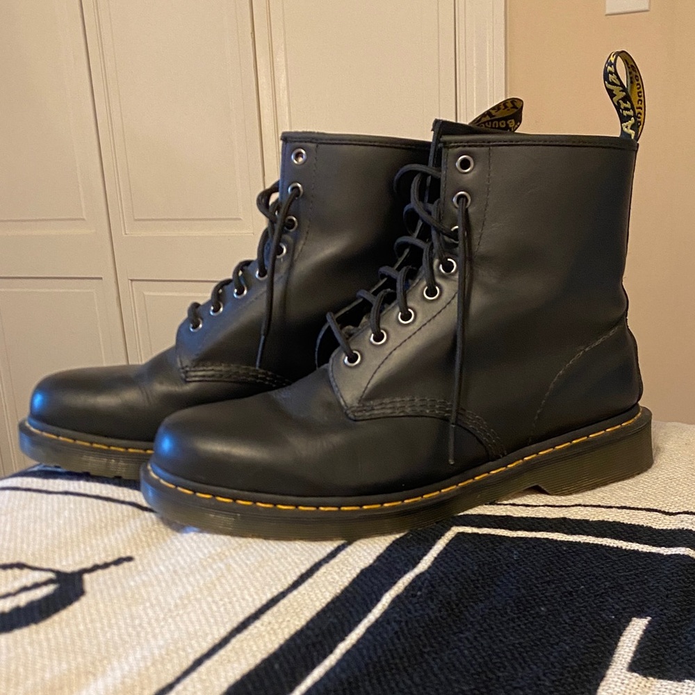 Dr. Martens Black Lace-Up Boots